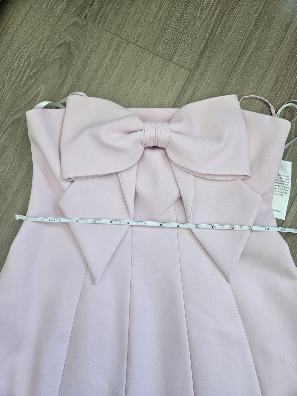 NWT Ever New Sleeveless Hailey Petite Bow Front Mini Dress in Pink Size 8 - Picture 4 of 8